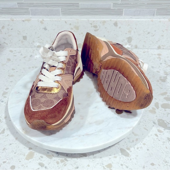 COACH C143 RUNNER 🏃🏾♀️ 🏃♀️SNEAKER 👟NWOB SIZE 5B - Picture 9 of 12